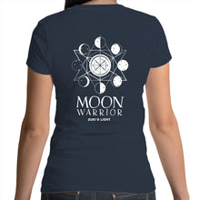 Load image into Gallery viewer, Moon Warrior- AS Colour Mali - Womens Scoop Neck T-Shirt
