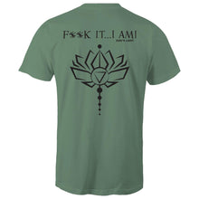 Load image into Gallery viewer, F**Ck IT, I AM Lotus Flower in black font- AS Colour Staple - Mens T-Shirt
