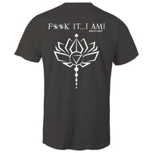 Load image into Gallery viewer, Lotus Flower - F**K It, I AM - AS Colour Staple - Mens/Unisex T-Shirt
