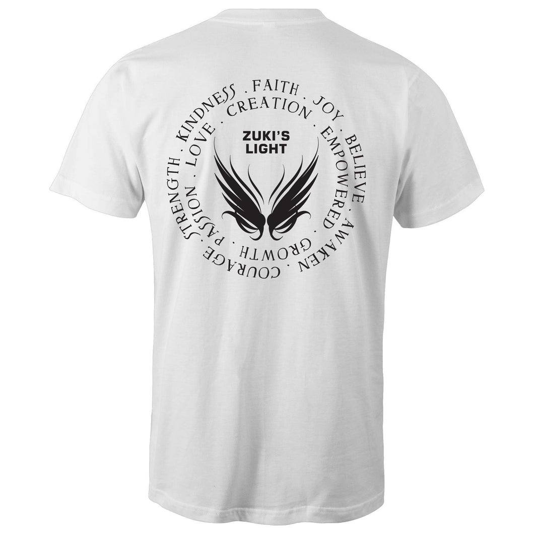 Angel Wing Inspired Words in Black Font- AS Colour Staple - Mens T-Shirt