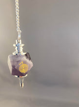 Load image into Gallery viewer, Amethyst Cho Ku Rei Crystal Pendulum
