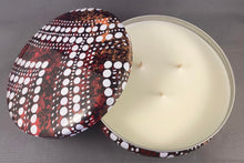 Load image into Gallery viewer, Indigenous Soy 3 Wick Candle Tin - Australian Floral &amp; Honey Scented
