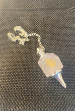 Load image into Gallery viewer, Rose Quartz Cho Ku Rei Crystal Pendulum
