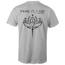 Load image into Gallery viewer, F**Ck IT, I AM Lotus Flower in black font- AS Colour Staple - Mens T-Shirt
