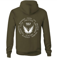 Load image into Gallery viewer, Angel Wing Inspired- AS Colour Stencil - Pocket Hoodie Sweatshirt
