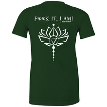 Load image into Gallery viewer, Lotus Flower- F**K It, I AM- AS Colour - Women&#39;s Maple Tee
