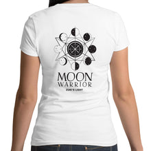 Load image into Gallery viewer, Moon Warrior in Black Font- AS Colour Mali - Womens Scoop Neck T-Shirt
