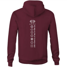 Load image into Gallery viewer, Chakra AS Colour Stencil - Pocket Hoodie Sweatshirt
