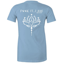 Load image into Gallery viewer, Lotus Flower- F**K It, I AM- AS Colour - Women&#39;s Maple Tee
