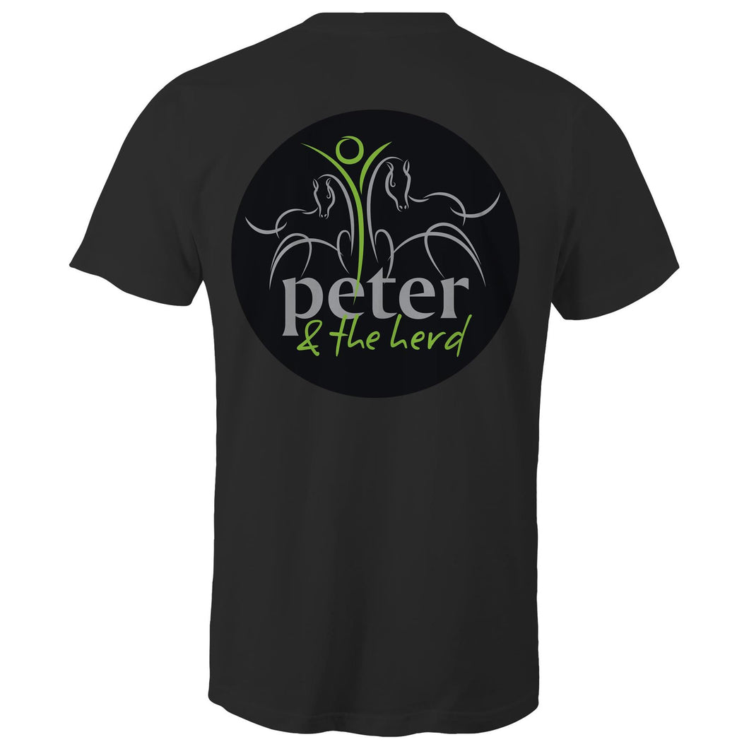 Peter and The Herd- AS Colour Staple - Mens/unisex T-Shirt Black Only